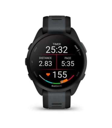 Garmin Forerunner 165 Music 3.05 cm (1.2") AMOLED 43 mm Digital 390 x 390 pixels Touchscreen Black GPS (satellite)