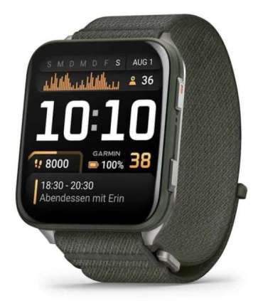 Garmin Venu X1 5.08 cm (2") AMOLED Digital 448 x 486 pixels Touchscreen Grey Wi-Fi GPS (satellite)
