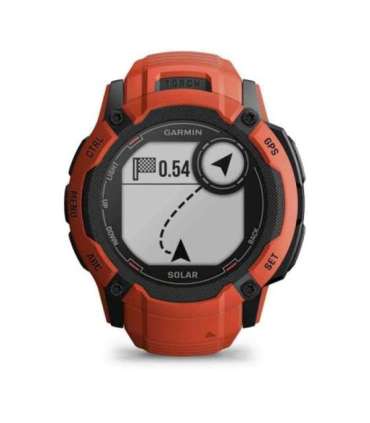 Garmin Instinct 2X Solar 2.79 cm (1.1") MIP 50 mm Digital 176 x 176 pixels Touchscreen Red GPS (satellite)
