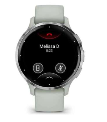 Garmin Venu 3S 3.05 cm (1.2") AMOLED 41 mm Digital 390 x 390 pixels Touchscreen Grey, Silver Wi-Fi GPS (satellite)