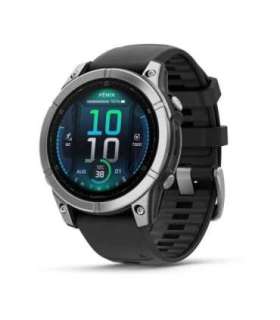 Garmin Fenix E 3.3 cm (1.3") AMOLED 47 mm Digital 416 × 416 pixels Touchscreen Stainless steel Wi-Fi GPS (satellite)