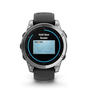 Garmin Fenix E 3.3 cm (1.3") AMOLED 47 mm Digital 416 × 416 pixels Touchscreen Stainless steel Wi-Fi GPS (satellite)