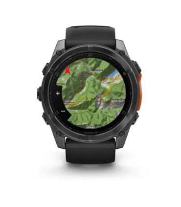 Garmin Fenix 8 3.56 cm (1.4") AMOLED 51 mm Digital 454 x 454 pixels Touchscreen Titanium Wi-Fi GPS (satellite)