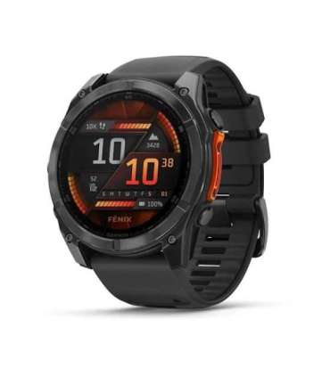 Garmin Fenix 8 3.56 cm (1.4") AMOLED 51 mm Digital 454 x 454 pixels Touchscreen Titanium Wi-Fi GPS (satellite)