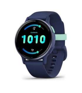 Garmin Vivoactive 5 3.05 cm (1.2") AMOLED 42 mm Digital 390 x 390 pixels Touchscreen Blue Wi-Fi GPS (satellite)
