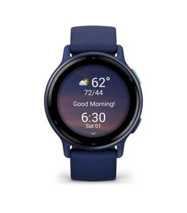 Garmin Vivoactive 5 3.05 cm (1.2") AMOLED 42 mm Digital 390 x 390 pixels Touchscreen Blue Wi-Fi GPS (satellite)