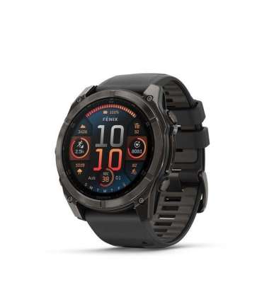 Garmin Fenix 8 3.56 cm (1.4") AMOLED 51 mm Digital 454 x 454 pixels Touchscreen Titanium Wi-Fi GPS (satellite)