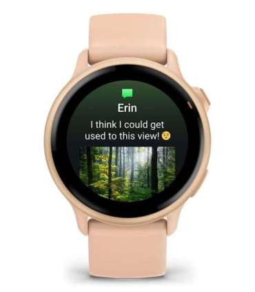 Garmin vívoactive 6 3.05 cm (1.2") AMOLED 42 mm Digital 390 x 390 pixels Touchscreen Pink Wi-Fi GPS (satellite)