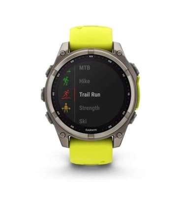Garmin fenix 8 3.3 cm (1.3") 47 mm Digital 260 x 260 pixels Touchscreen Titanium Wi-Fi GPS (satellite)