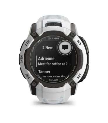 Garmin Instinct 2X Solar 2.79 cm (1.1") MIP 50 mm Digital 176 x 176 pixels Touchscreen White GPS (satellite)