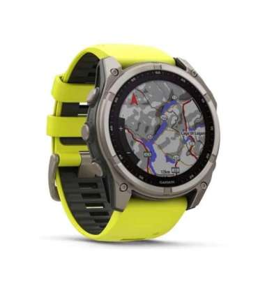 Garmin fenix 8 3.56 cm (1.4") 51 mm Digital 280 x 280 pixels Touchscreen Titanium Wi-Fi GPS (satellite)