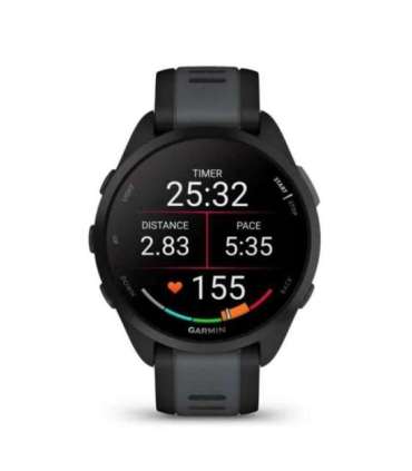 Garmin Forerunner 165 3.05 cm (1.2") AMOLED 43 mm Digital 390 x 390 pixels Touchscreen Black GPS (satellite)