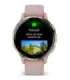 Garmin Venu 3S 3.05 cm (1.2") AMOLED 41 mm Digital 390 x 390 pixels Touchscreen Gold, Rose Wi-Fi GPS (satellite)