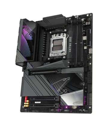 Gigabyte X870E AORUS MASTER X870E AORUS MASTER, ATX, AMD AM5, DDR5, PCIe5.0, M.2, Wi-Fi 7, 5GbE