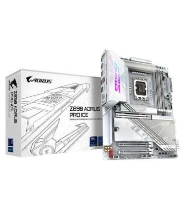 Gigabyte Z890 AORUS PRO ICE, ATX, LGA1851, Intel® Core™ Ultra, 4x DDR5, 5 Gbe, Wi-Fi 7, USB 4