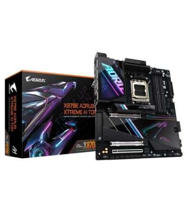 GIGABYTE X870E A XTREME AI TOP, eATX, AMD AM5 4x DDR5, 10 Gbe, Wi-Fi 7, USB 4