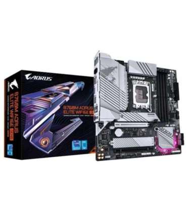 Gigabyte B760M A E WF6E GEN5 B760M AORUS ELITE WIFI6E GEN5, Intel LGA 1700, DDR5, 2.5 Gbe, Wi-Fi 6E