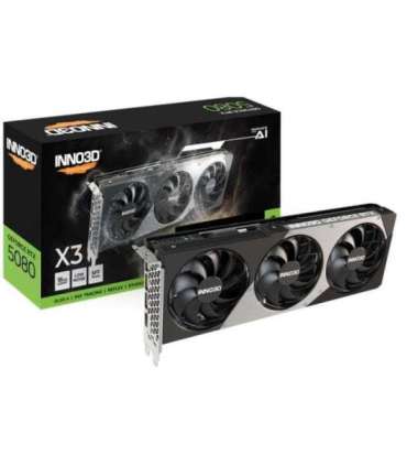 INNO3D N50803-16D7-176068N GEFORCE RTX 5080 X3, ATX, 16GB, GDDR7, 256-bit, 960 GB/s, 360W