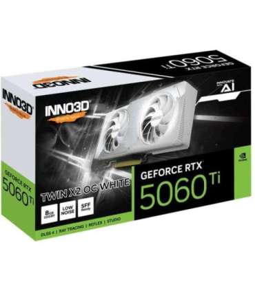 INNO3D N506T2-08D7X-193075W INNO3D GeForce RTX™ 5060 Ti 8GB TWIN X2 OC WHITE