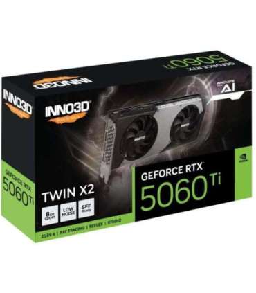 INNO3D N506T2-08D7-193075N INNO3D GeForce RTX™ 5060 Ti 8GB TWIN X2, 8 GB, GDDR7, 128-bit, 650 W