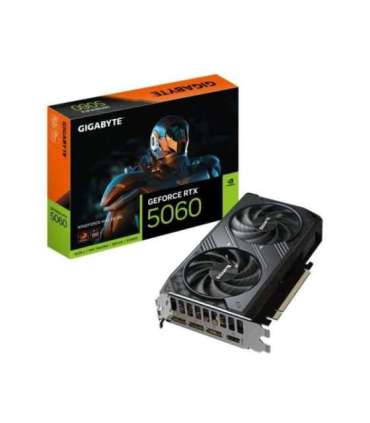 Gigabyte GV-N5060WF2MAX OC-8GD GeForce RTX™ 5060 WINDFORCE MAX OC 8G, PCIe5, 8 GB, GDDR7, 128b