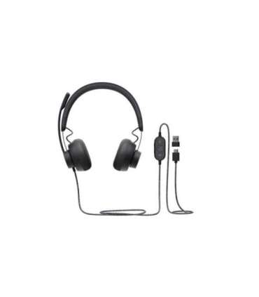 HEADSET ZONE WIRED/DARK GREY 981-000875 LOGITECH