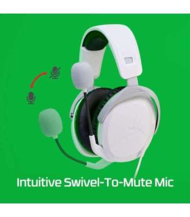 HEADSET HYPERX CLOUDX STINGER2/WHITE/GREEN 75X28AA HYPERX