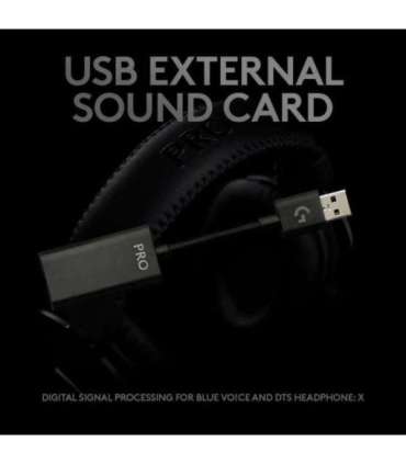 HEADSET PRO X GAMING/BLACK 981-000818 LOGITECH