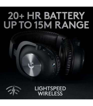 HEADSET GAMING G PRO X WRL/BLACK 981-000907 LOGITECH