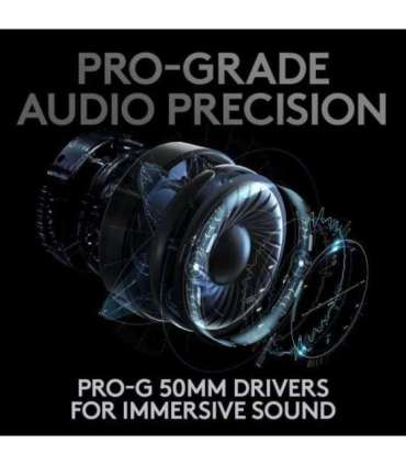HEADSET GAMING G PRO X WRL/BLACK 981-000907 LOGITECH