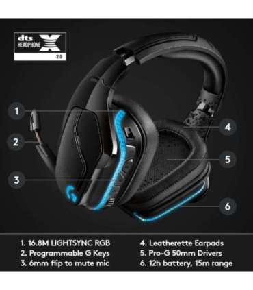 HEADSET GAMING G935/981-000744 LOGITECH