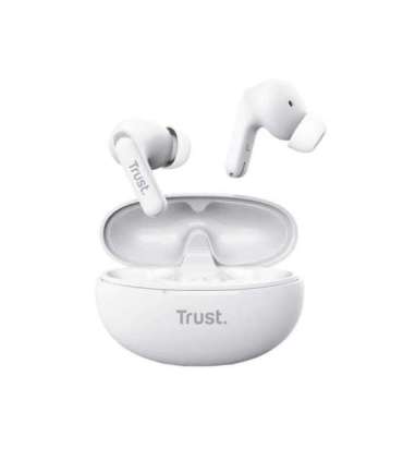 HEADSET EARBUDS YAVI BT ENC/WHITE 25172 TRUST