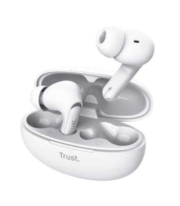 HEADSET EARBUDS YAVI BT ENC/WHITE 25172 TRUST