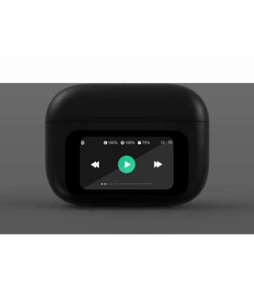 HEADSET BLUETOOTH/TWS-LCD-ANC-01-BK GEMBIRD