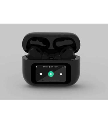 HEADSET BLUETOOTH/TWS-LCD-ANC-01-BK GEMBIRD