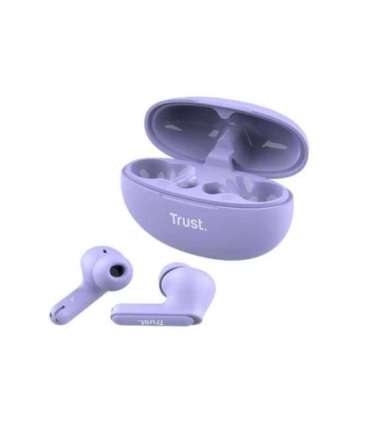 HEADSET EARBUDS YAVI BT ENC/PURPLE 25297 TRUST