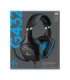 HEADSET GAMING G432/BLACK 981-000770 LOGITECH