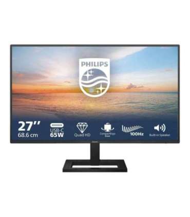Philips 27E1N1600AE/00 27 " IPS 16:9 100 Hz 4 ms 2560 x 1440 pixels 350 cd/m² HDMI ports quantity 1 |
