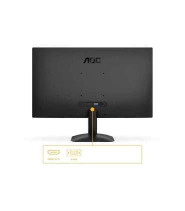 AOC 24B31H 24 " IPS FHD 16:9 120 Hz 1 ms 1920 x 1080 pixels 300 cd/m² HDMI ports quantity 1 Black