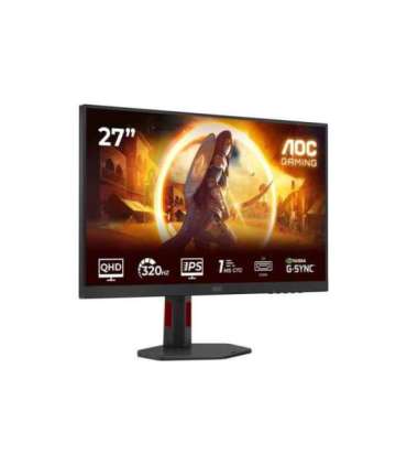 AOC Q27G4SRU 27 " Fast IPS QHD 16:9 320 Hz 0.3 ms 2560 x 1440 pixels 400 cd/m² HDMI ports quantity