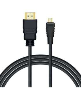 Savio CL-40/M HDMI (M) - micro HDMI (M) cable with Ethernet, 2m, Black