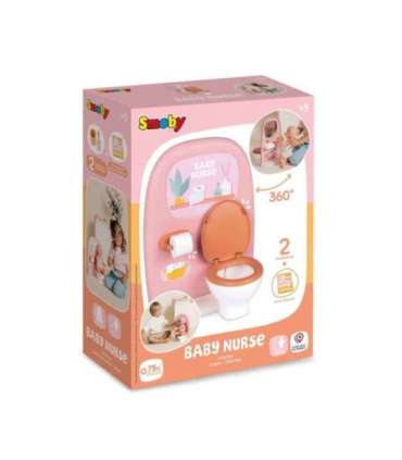 SMOBY Baby Nurse - Dwustronna toaleta Dla lalki 42 cm