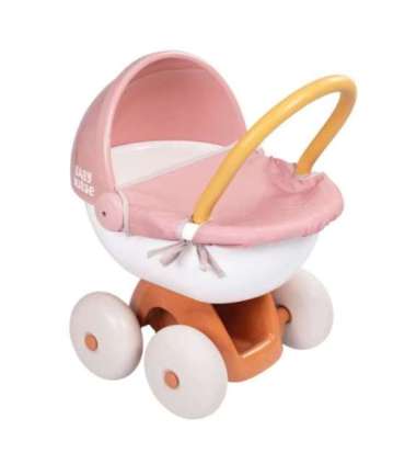 SMOBY Baby Nurse Wózek Głęboki z Plastikowym Daszkiem