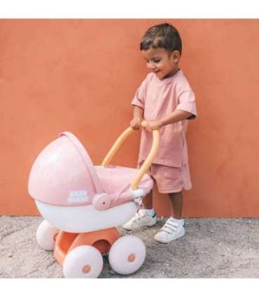 SMOBY Baby Nurse Wózek Głęboki z Plastikowym Daszkiem