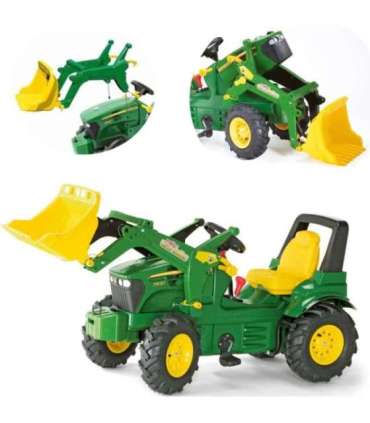 Rolly Toys rollyFarmtrac John Deere 7930 - pedaaltraktor esikopaga, roheline