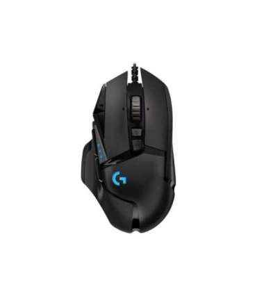 Logitech G502 Hero Wired Gaming Mouse, Black