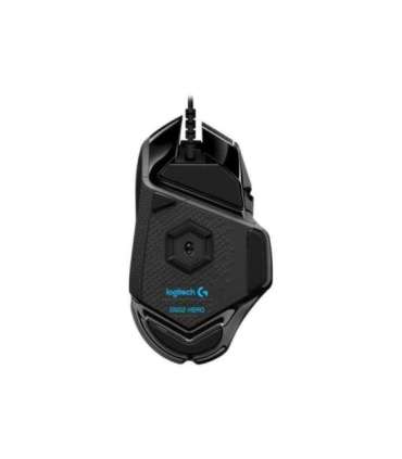 Logitech G502 Hero Wired Gaming Mouse, Black