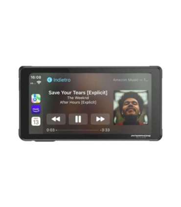 Interphone RIDE SYNC Navigation system Fixed 14 cm (5.5") Touchscreen 182 g Black