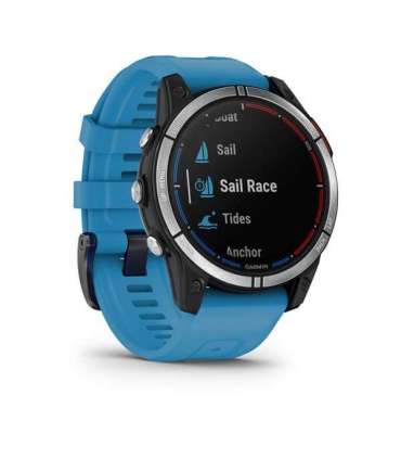 Garmin quatix 7 3.3 cm (1.3") MIP 47 mm Digital 260 x 260 pixels Touchscreen Blue Wi-Fi GPS (satellite)