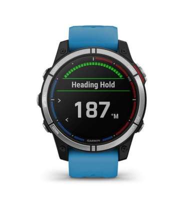 Garmin quatix 7 3.3 cm (1.3") MIP 47 mm Digital 260 x 260 pixels Touchscreen Blue Wi-Fi GPS (satellite)